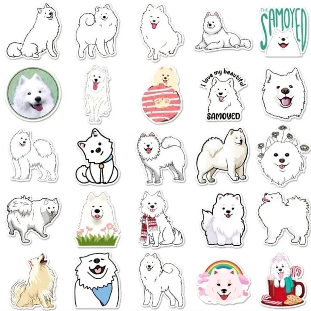 Assorted Samoyed Dog Stickers - Picture 2 of 5